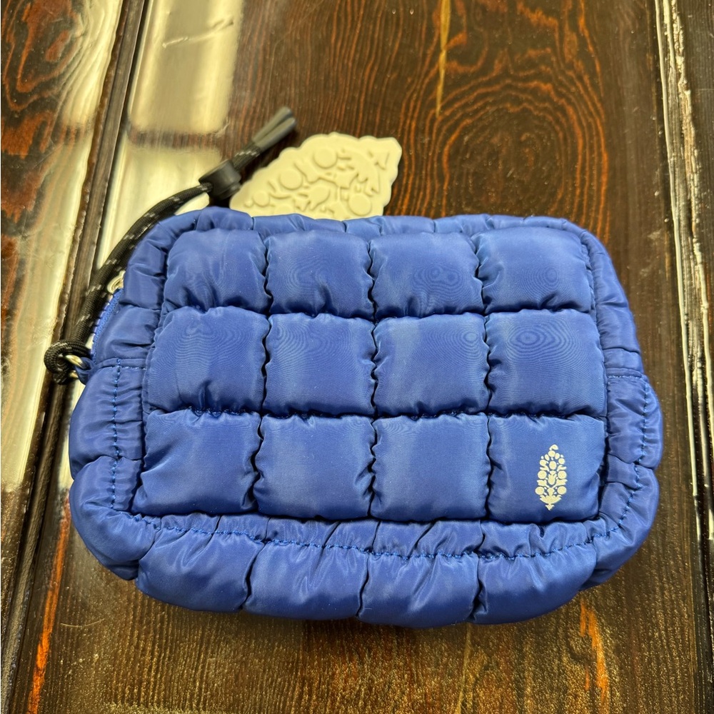 FP Movement by Free People Quilted Blue Pouch